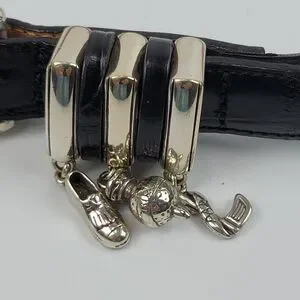 Brighton | Accessories | Brighton Women Size M 3 Black Croc  display picture 1